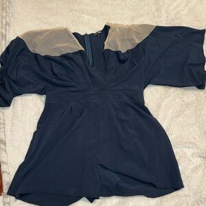 Navy Romper Women’s Fashion Nova 1X
